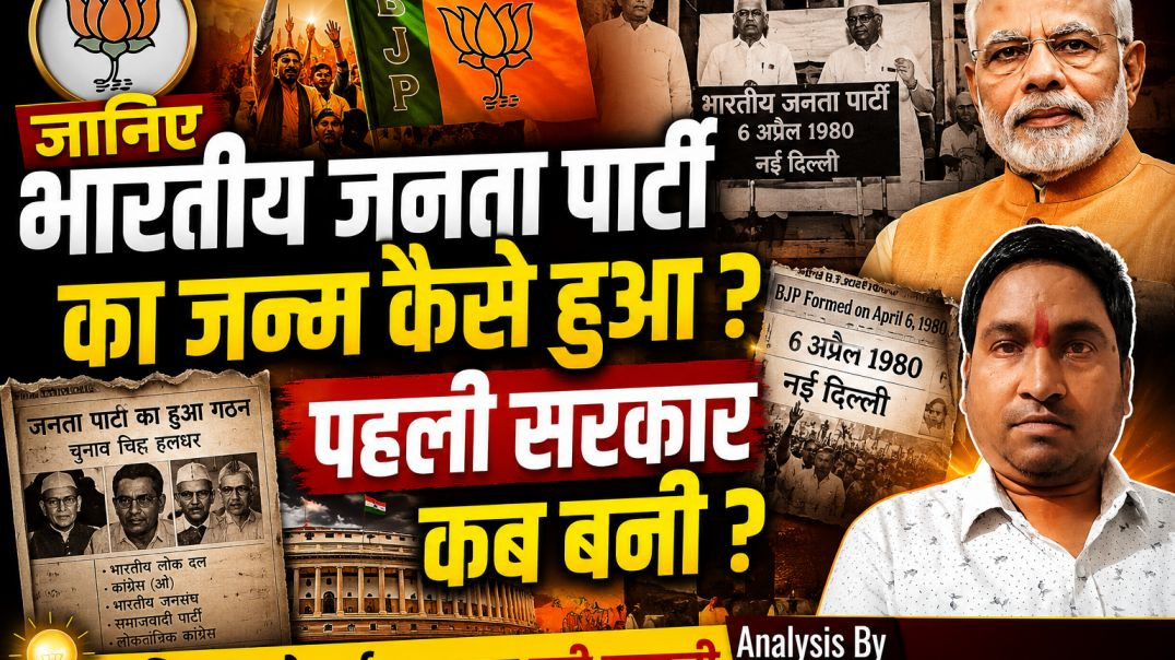 ⁣भाजपा_का_जन्म_कैसे हुआ,कहां बनी_पहली_भाजपा सरकार Analysis by DhannulalSahu  #rss#bjp_#pmmodi_