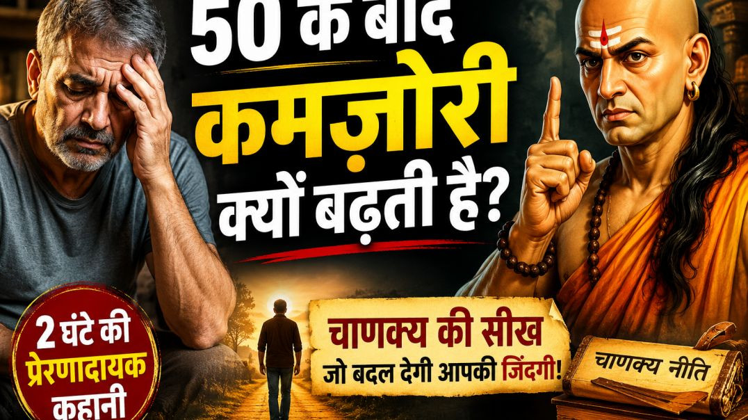 ⁣50 की उम्र के बाद शरीर में कमजोरी क्यों बढ़ती है? | Chanakya Niti Hindi