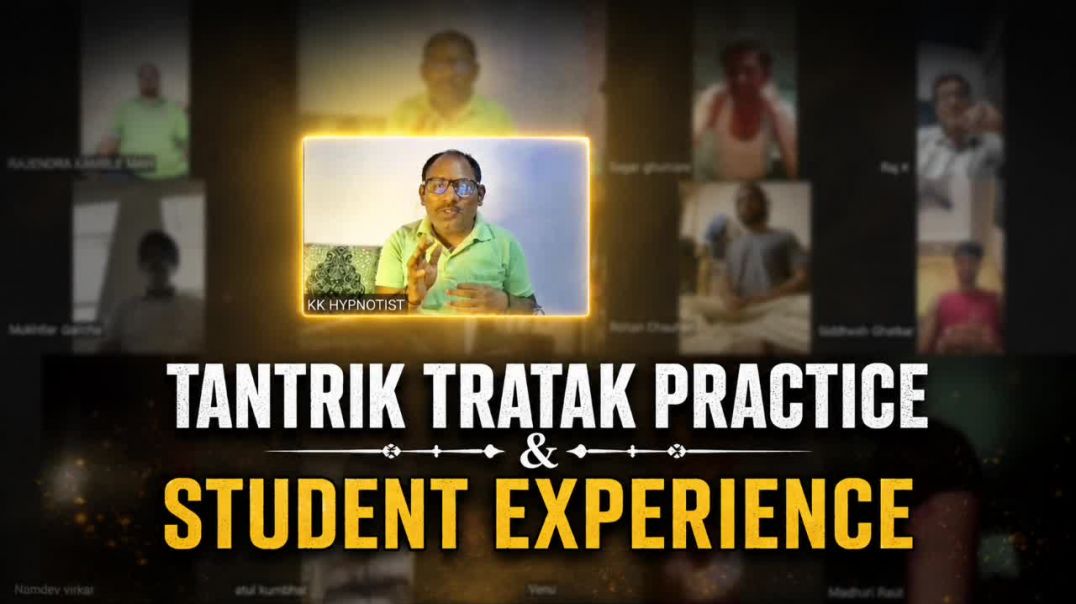 ⁣Tantrik Tratak practice& StudentExperience