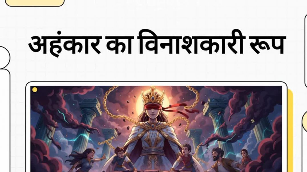 Ahankar ka vinashkari roop