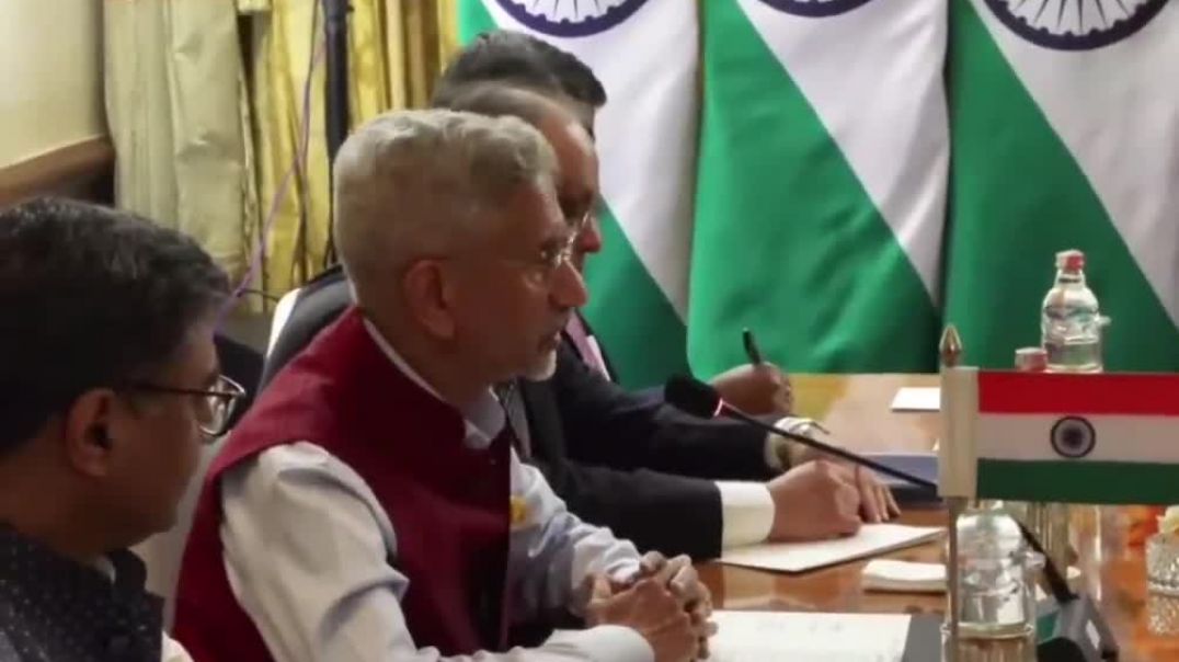 ⁣Dr S Jaishankar Holds Bilateral Meeting with Australian FM Wong