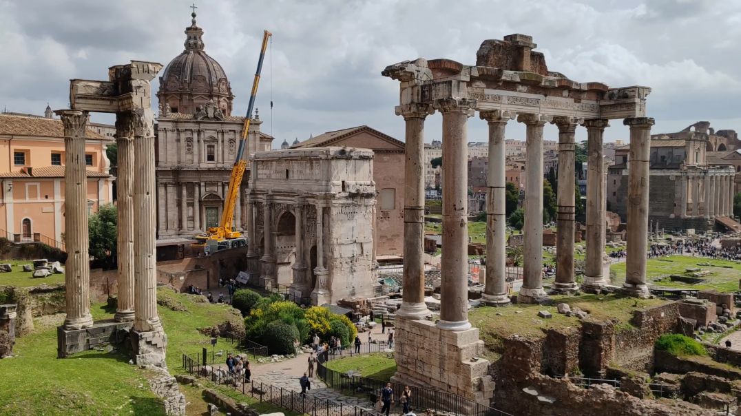 ⁣इटली 🇮🇹 - ये है रोम शहर का Roman Forum