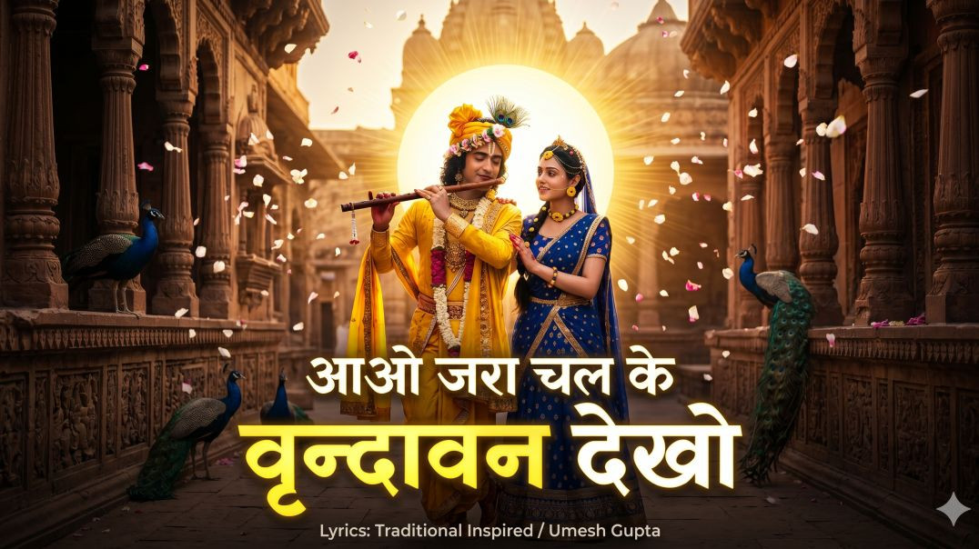 ⁣⁣आओ जरा चल के वृन्दावन देखो | Aao Zara Chal Ke Vrindavan Dekho | Heart Touching Radha Krishna Bhajan