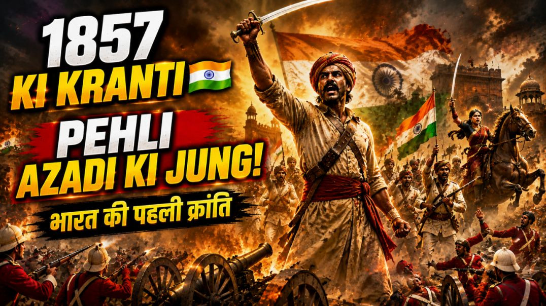 ⁣1857 Ki Kranti 🇮🇳 | India Ki Pehli Azadi Ki Jung ⚔️ | #shorts