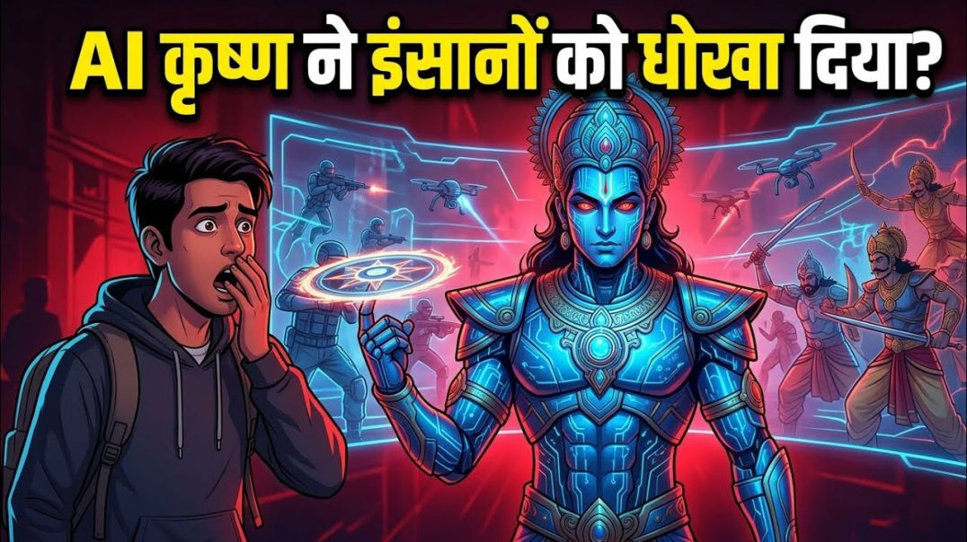 ⁣AI Mahabharat 2099 🤖⚔️ | Future Kurukshetra Mystery