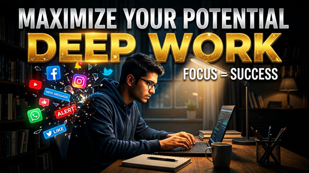 How To Focus Deeply | Deep Work Book Summary | Cal Newport