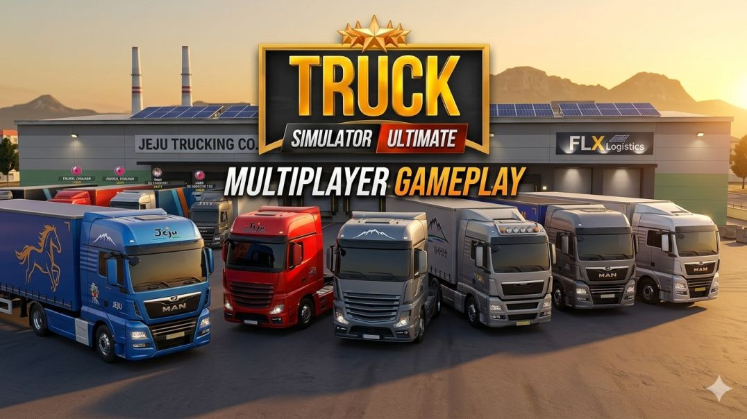 ⁣TIME-LAPES MULTIPLAYER GAMEPLAY IN TRUCK SIMULATOR ULTIMATE