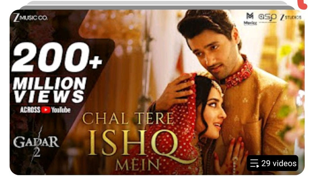 ⁣Chal_Tere_Ishq_Mein_(Female)-_Gadar_2__Utkarsh_Sharma,Simratt_Kaur__Vishal_M,Mithoon,Neeti,Sayeed_MP