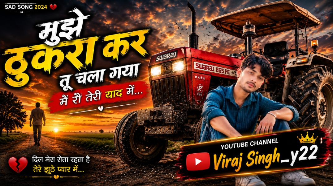 ⁣मुझे ठुकरा कर तू चला गया…” एक ऐसा दर्द भरा सॉन्ग जो टूटे दिल की कहानी