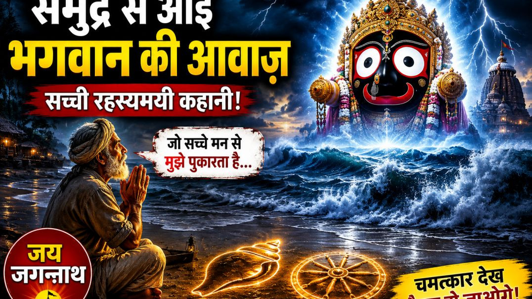 ⁣रात में समुद्र से आई दिव्य आवाज़ 😱 | Jagannath Long Video Story