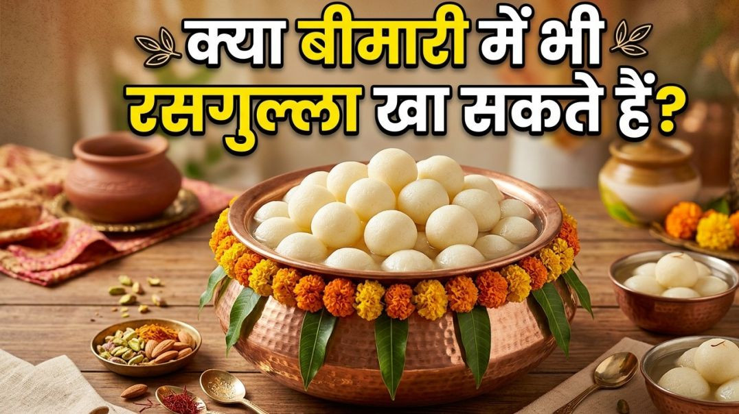 ⁣क्या बीमारी में रसगुल्ला खाना सही है? 🤔 | Can we eat Rasgulla in illness? (बेस्ट विकल्प) #healthtips