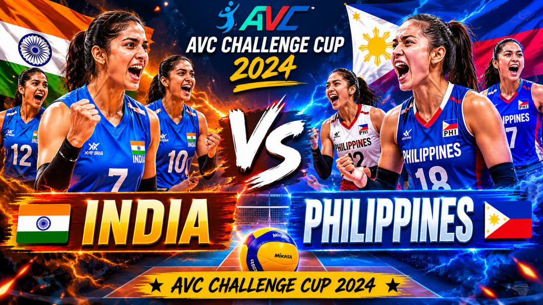 ⁣🇮🇳_INDIA_vs_PHILIPPINES_🇵🇭___Highlights___AVC_Challenge_Cup_2024(360p)
