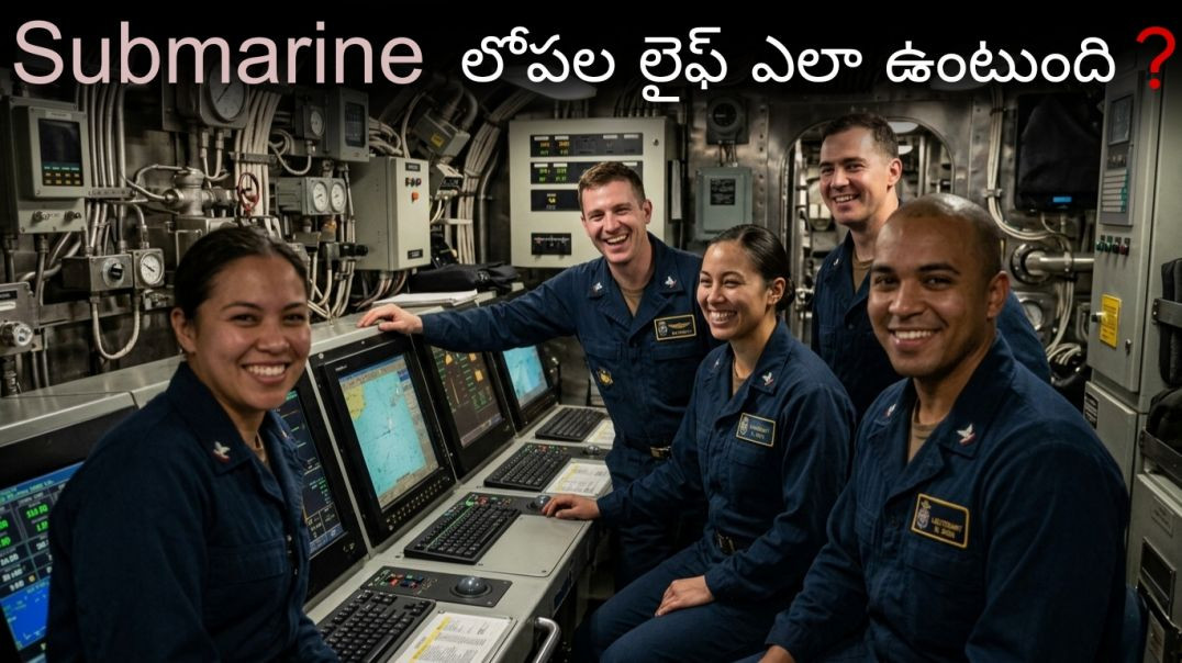 Life inside a Submarine explained in Telugu