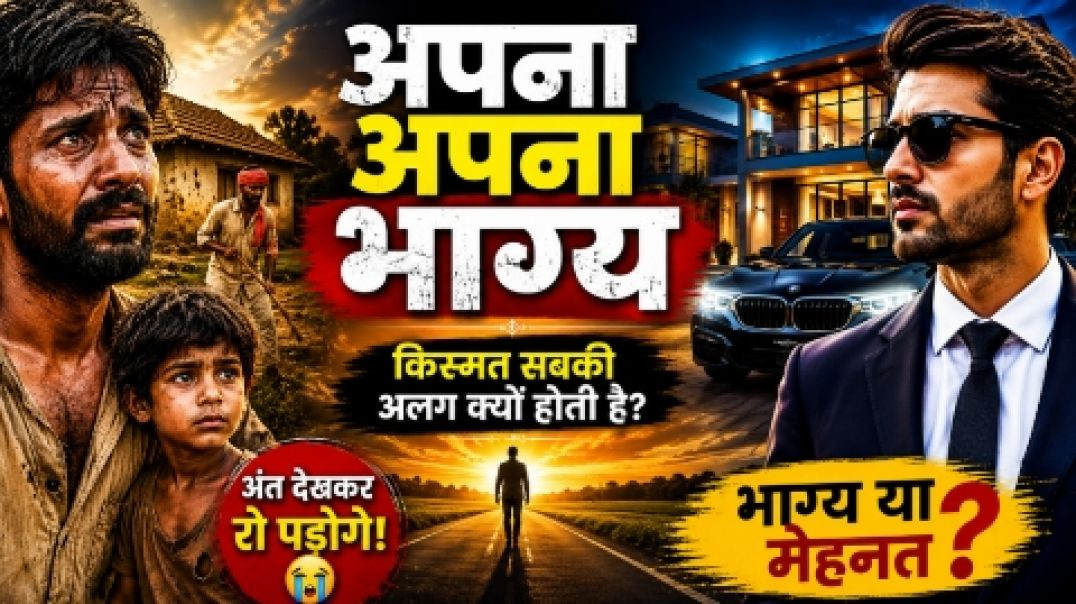 ⁣अपना अपना भाग्य | गरीब और अमीर की सच्ची कहानी | Nikki 9012