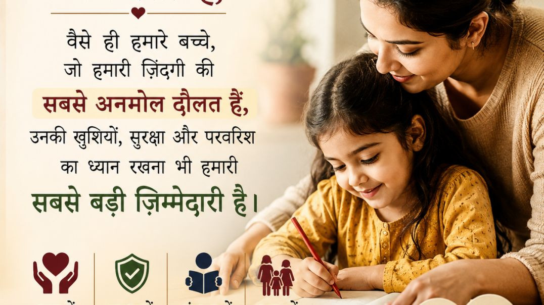 ⁣Apne bacho ka dhyaan rakho