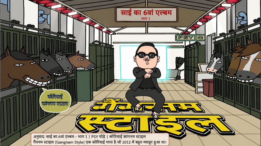 ⁣Korean Gangnam Style 🕺 Desi Funny Remix
