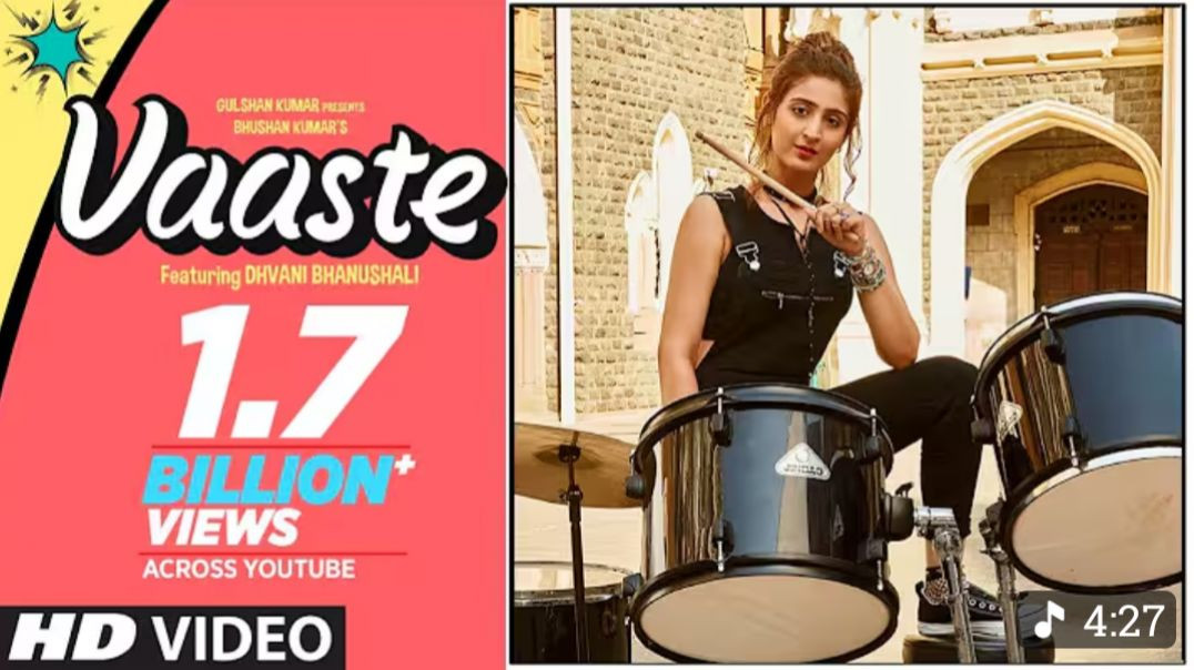 Vaaste_Song__Dhvani_Bhanushali,_Tanishk_Bagchi___Nikhil_D_Souza___Bhushan_Kumar___Radhika_R,_Vinay_S