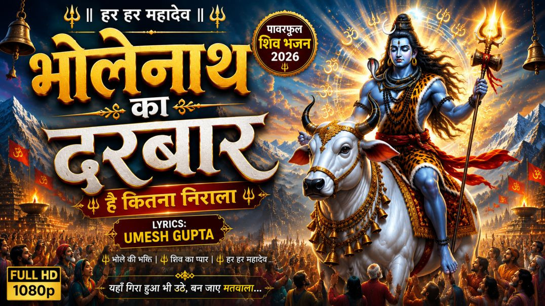 ⁣⁣भोलेनाथ का दरबार 🔱 | Powerful Shiv Bhajan 2026 | Har Har Mahadev