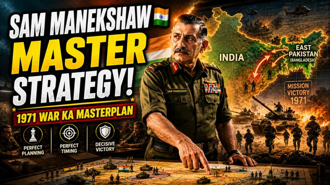 ⁣Sam Manekshaw Strategy 🇮🇳 | 1971 War Ka Mastermind 🔥 | #shorts