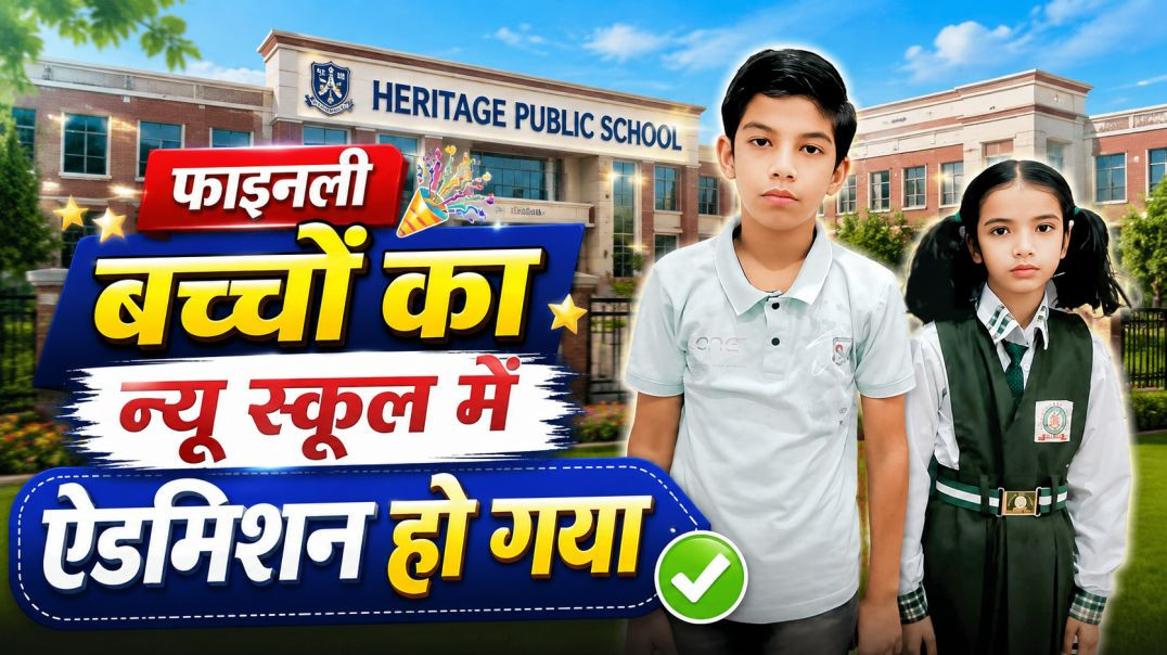 Finnally Bachcho Ka New School Me Admission Ho Gaya