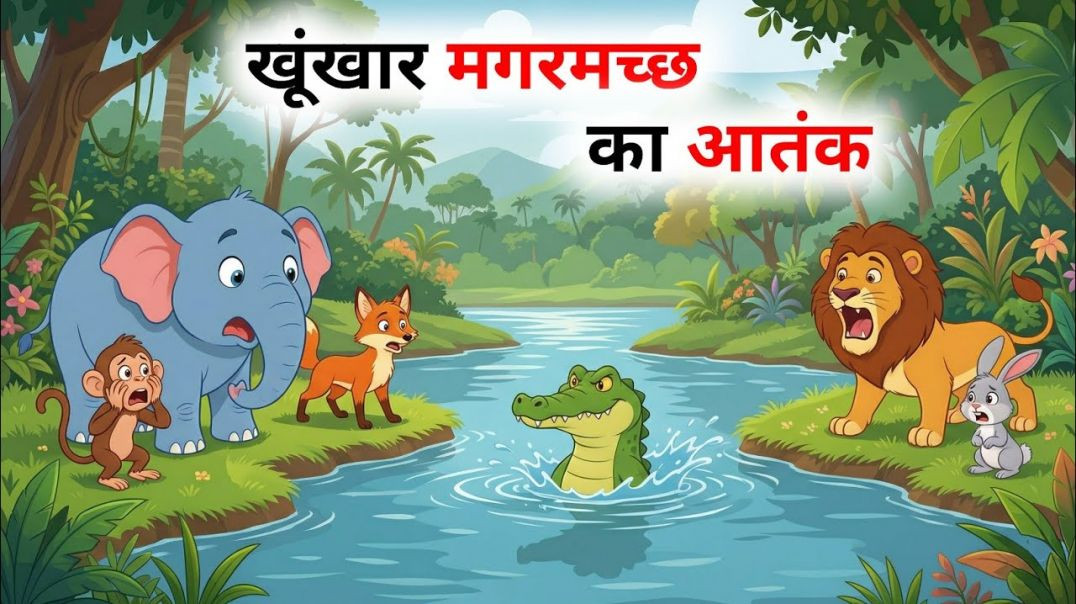 ⁣खूंखार मगरमच्छ का आतंक 🐊😱