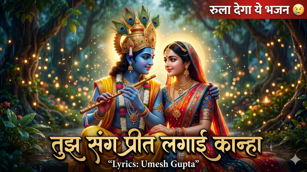 ⁣⁣Tujh Sang Preet Lagai Kanha | तुझ संग प्रीत लगाई कान्हा | Radha Krishna Bhajan 2026 | Umesh Gupta