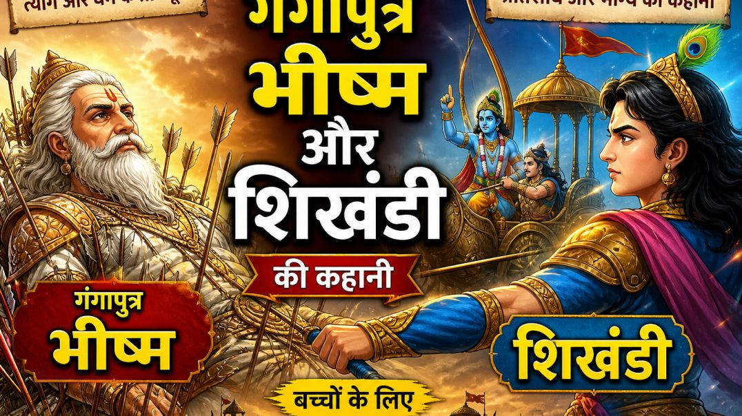 ⁣गंगापुत्र भीष्म और शिखंडी की पूरी कहानी | Mahabharat Story in Hindi | Bhishma Story