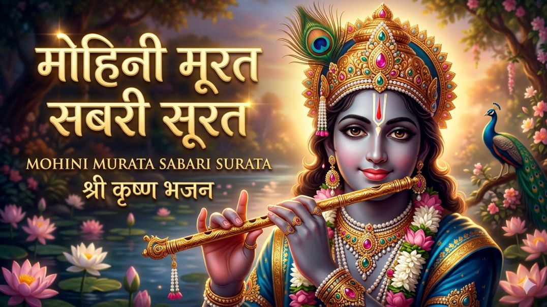 ⁣Shri Krishna Bhajan | Mohini Murata Sabari Surata | New Devotional Song