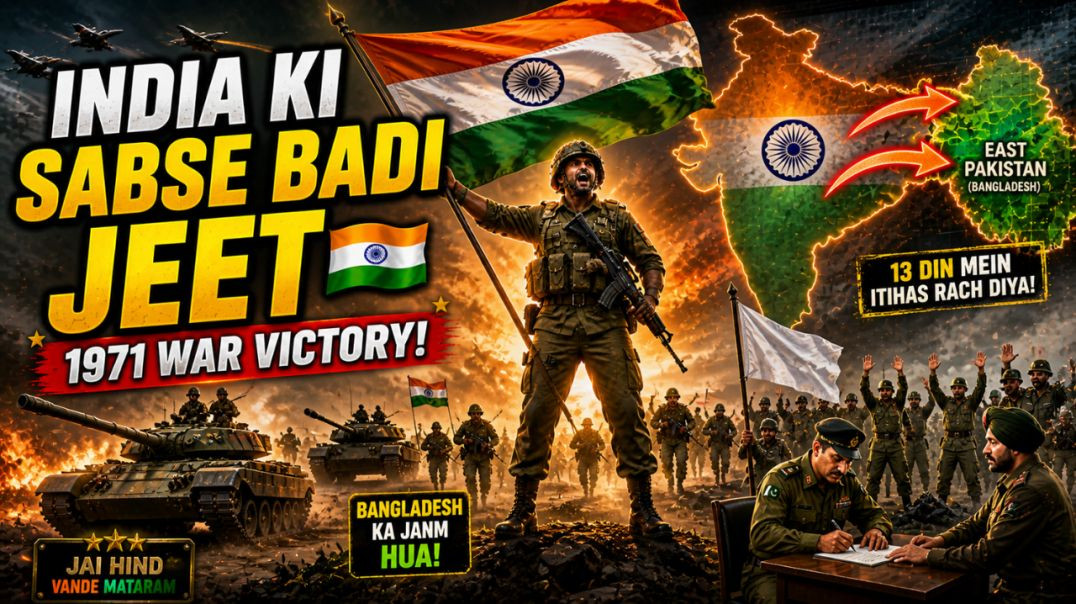 ⁣⁣India Ki Sabse Badi Military Victory 🇮🇳 | 1971 War Ka Historic Jeet 🔥 | #shorts