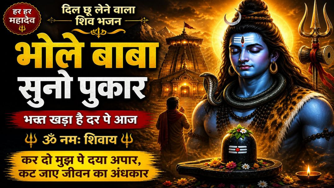 ⁣भोले बाबा सुनो सबसे दर्द भरा शिव भजन पुकार  Om Namah Shivay Bhajan