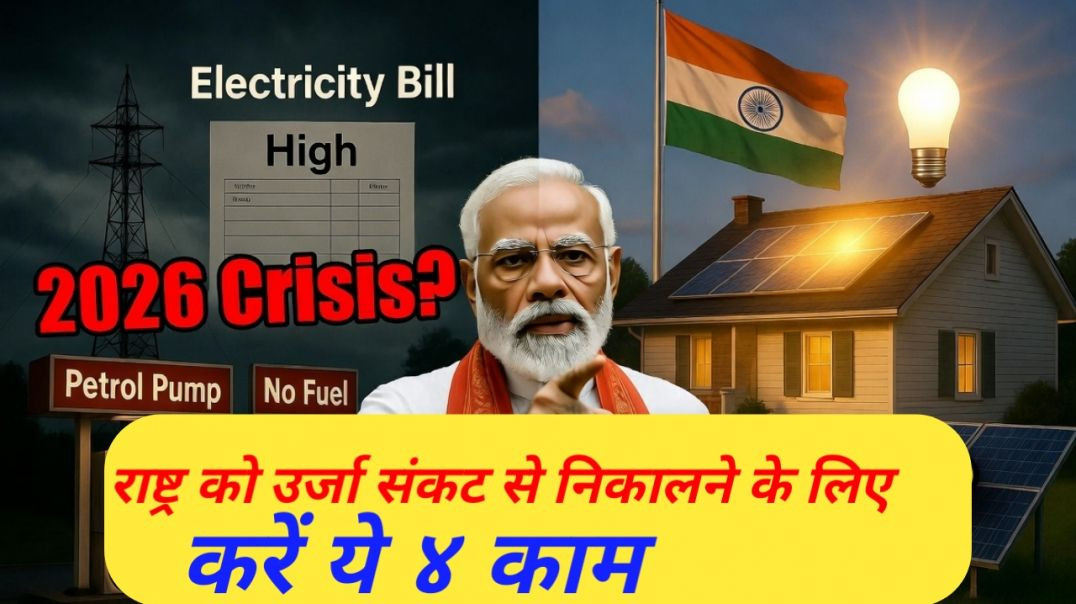 ⁣भारत ऊर्जा संकट 2026:   कैसे सर्वाइव करें?