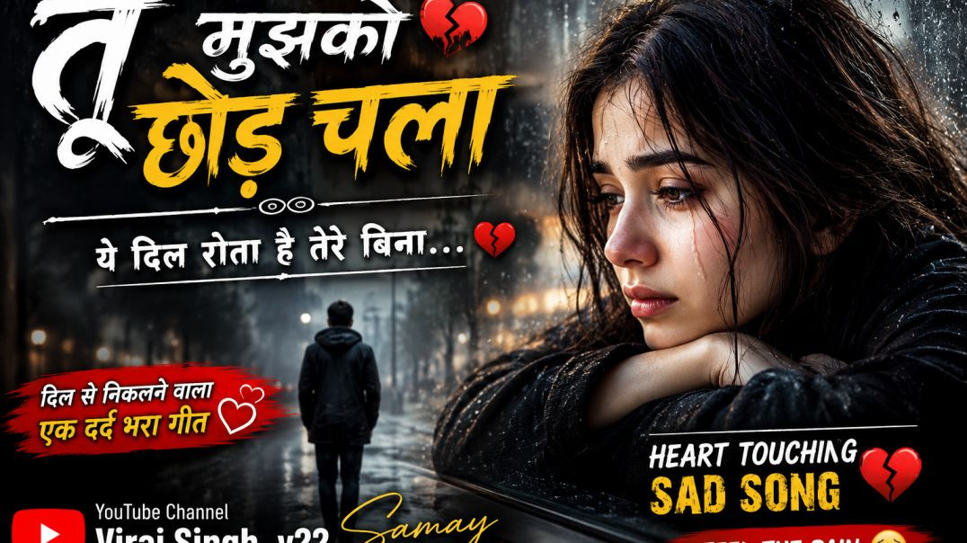 ⁣Tu mujko chhod chla… ye dil rota hai tere bina 💔