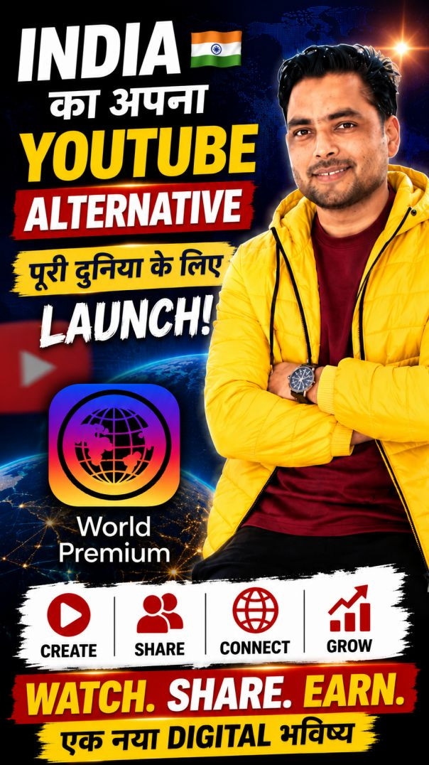 YouTube Ka Alternative Aa Gaya? | World Premium Explained Hindi #shanukasafar