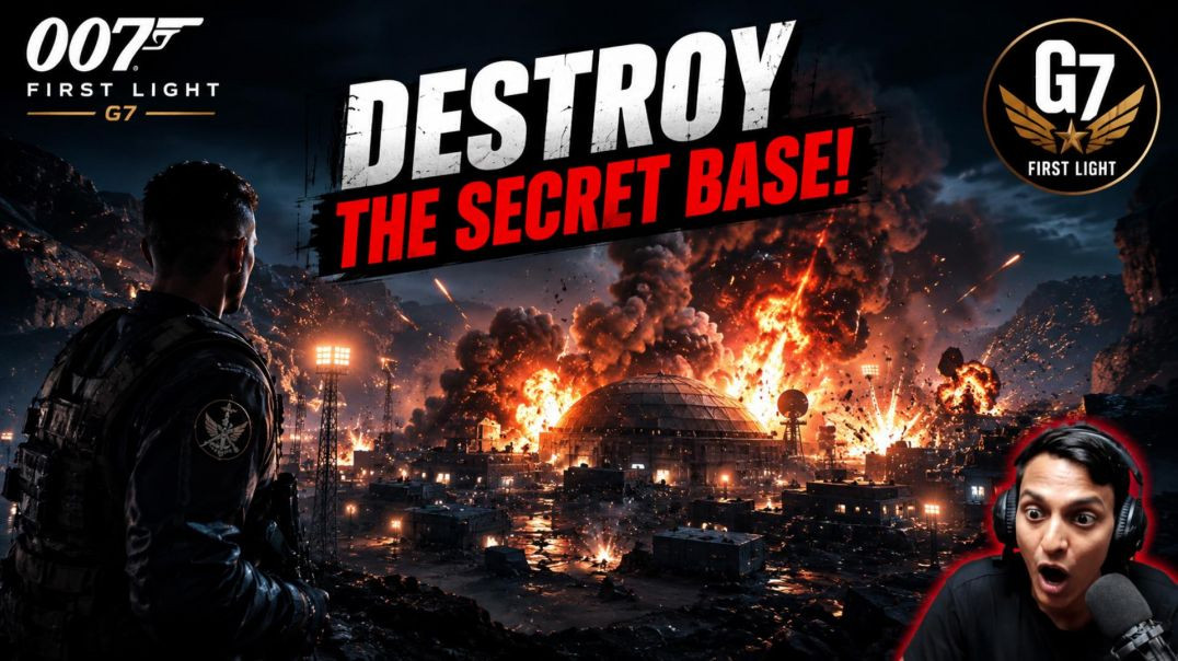 ⁣007 First Light Gameplay Part 1 | Destroy The Secret Base! 💥🔥 | Hindi Gameplay