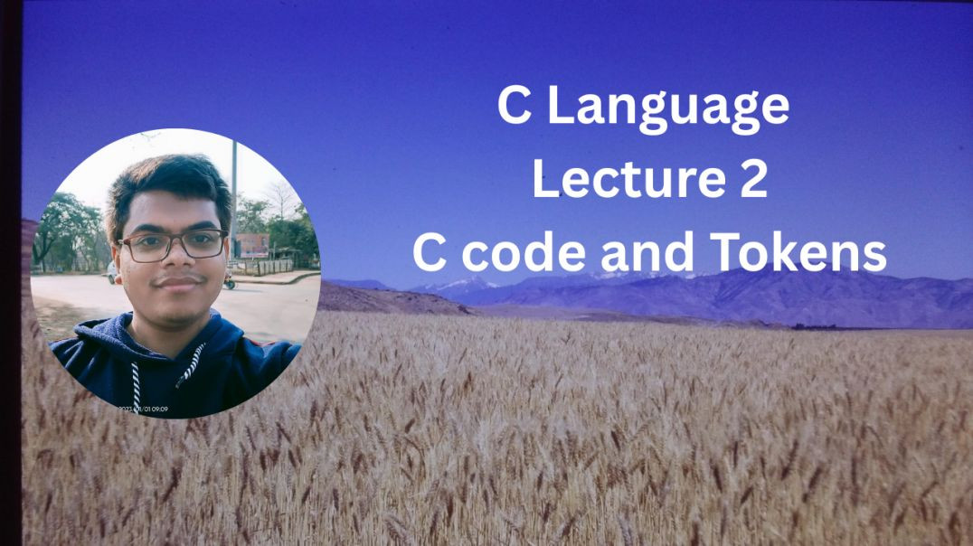 ⁣C Language | Lecture 2 | C Code and tokens