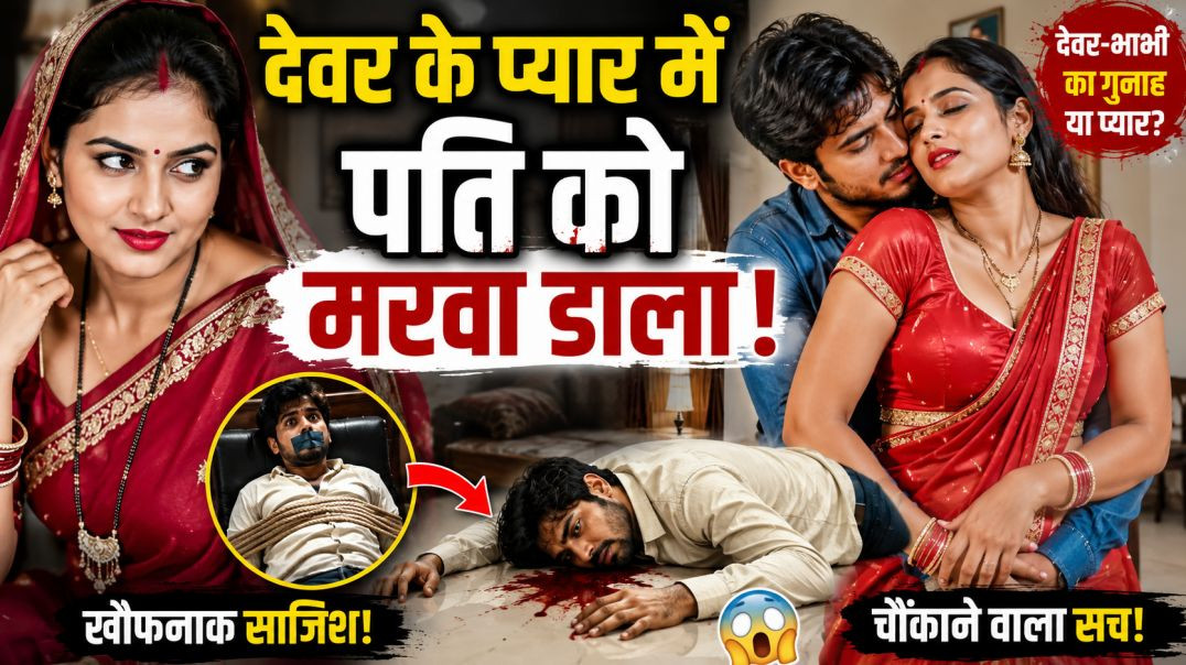 ⁣देवर के प्यार में पति को मरवा डाला | Devar Bhabhi Story | Heart Touching Story | Hindi Kahani | Nikk