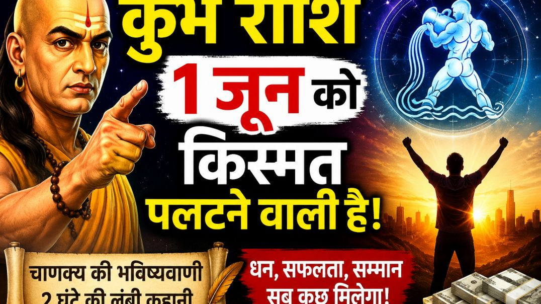 ⁣🔥 कुम्भ राशि वालों! 1 जून को बदल सकती है आपकी किस्मत | चाणक्य नीति की बड़ी भविष्यवाणी