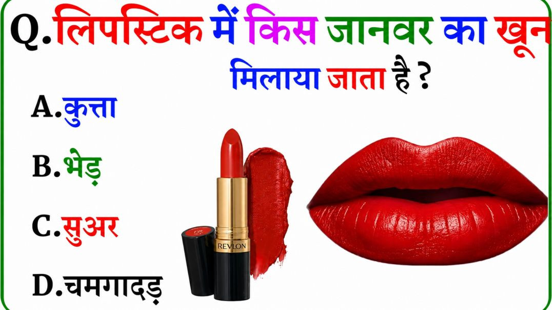 ⁣GK Question || GK In Hindi || GK Question and Answer || GK Quiz || Riya Rawani || 46