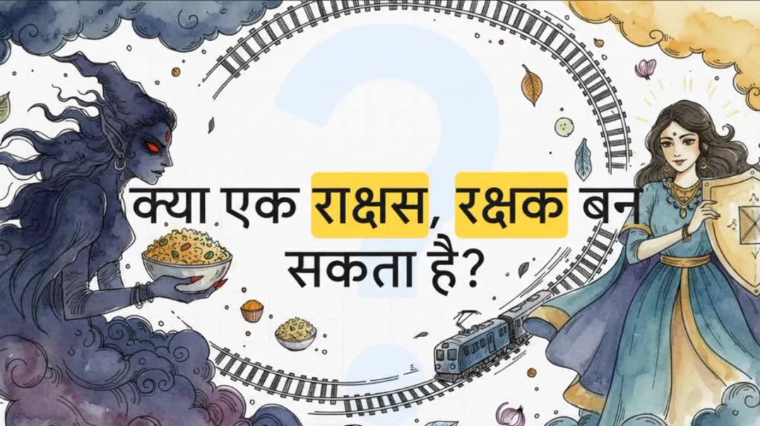 ⁣घूंघट के नीचे भयानक चुड़ैल है, जो गुंजन को भेल पूरी के बदले