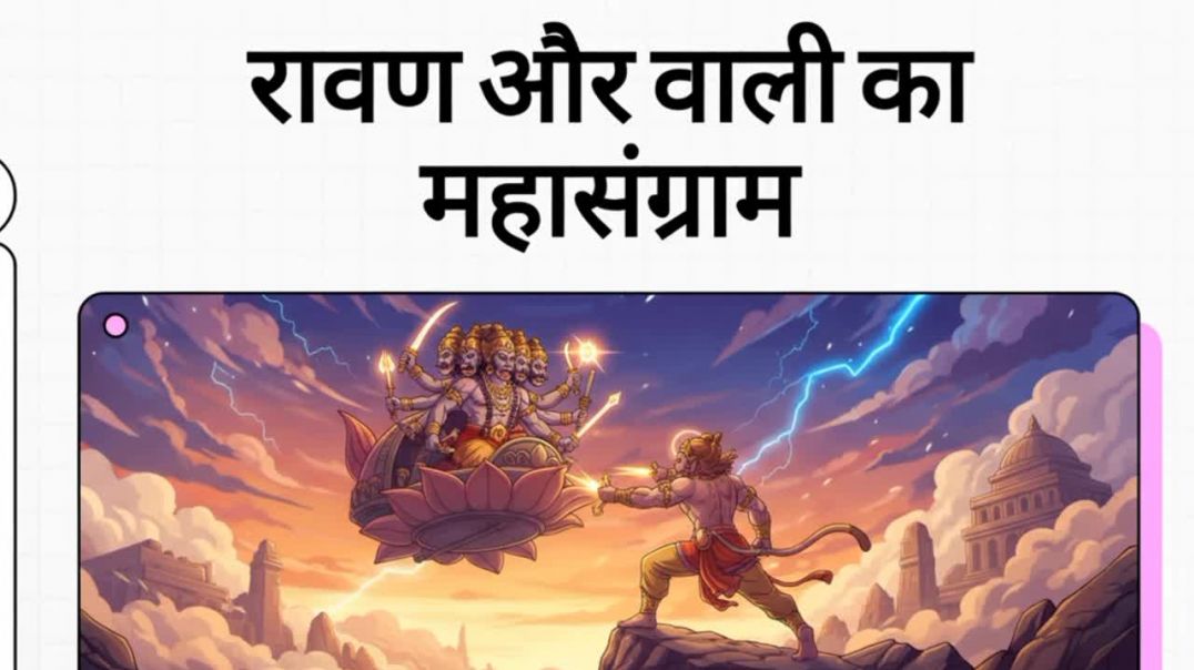 ⁣Ravan aur Bali maha sangram