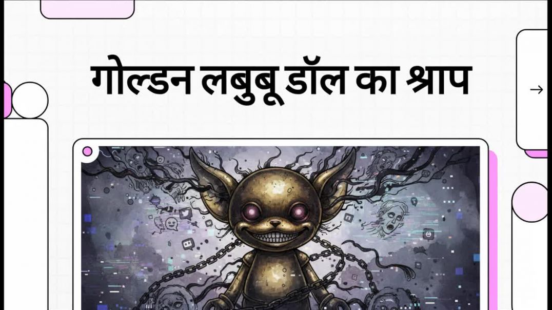 ⁣गोल्डन_लबुबू_डॉल_का_श्राप kumardev studio