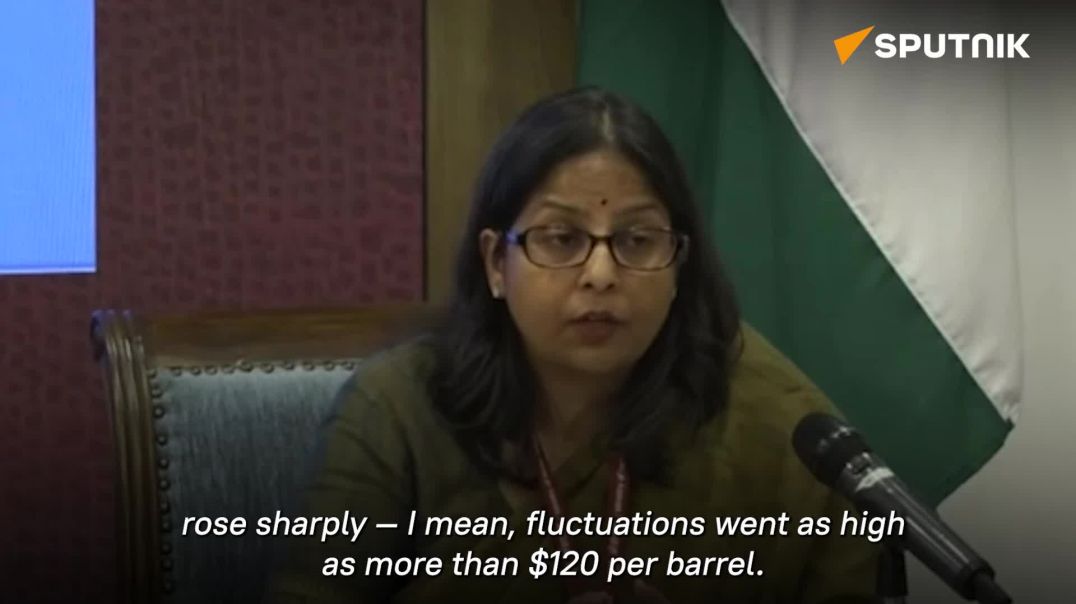 ⁣India kept fuel price hikes far below global levels despite crude surging above $100 per barrel Indi