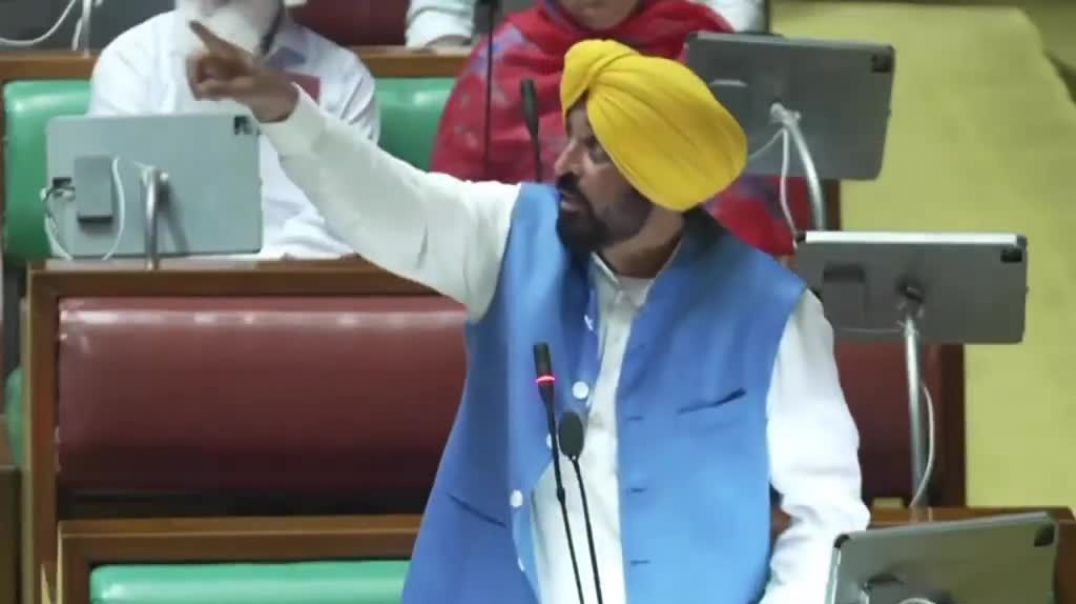 ⁣Punjab CM Bhagwant Mann Went Drunk In Assembly