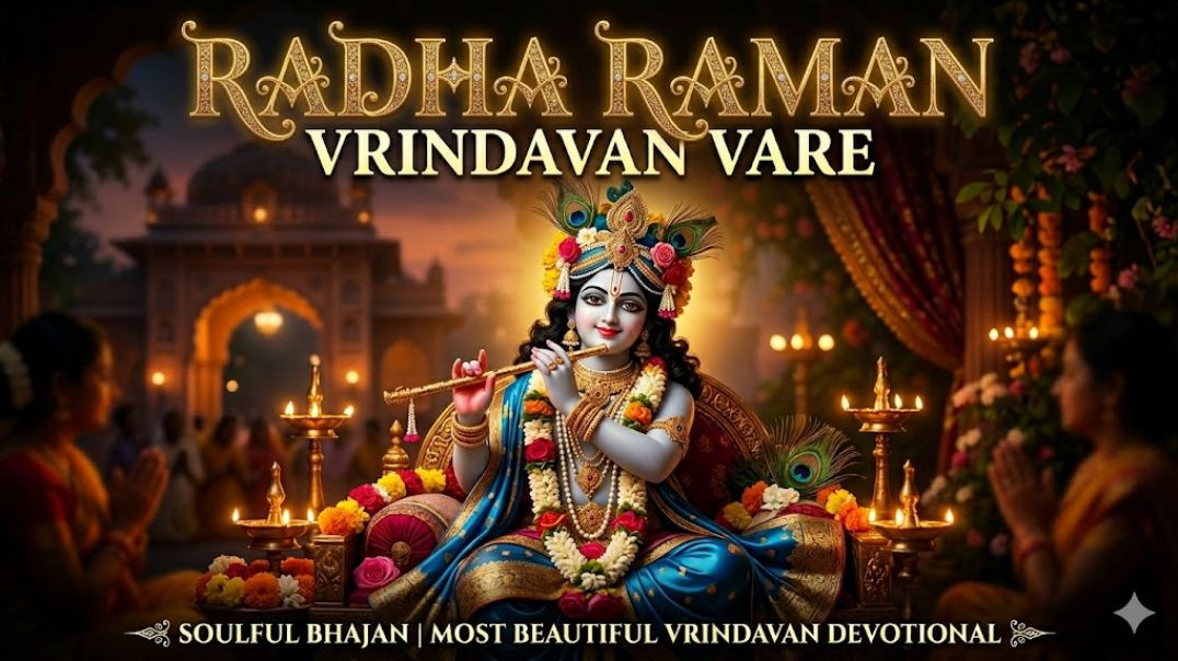 ⁣Radha Raman Vrindavan Vare | राधा रमण वृन्दावन वारे | Beautiful Krishna Bhajan 2026