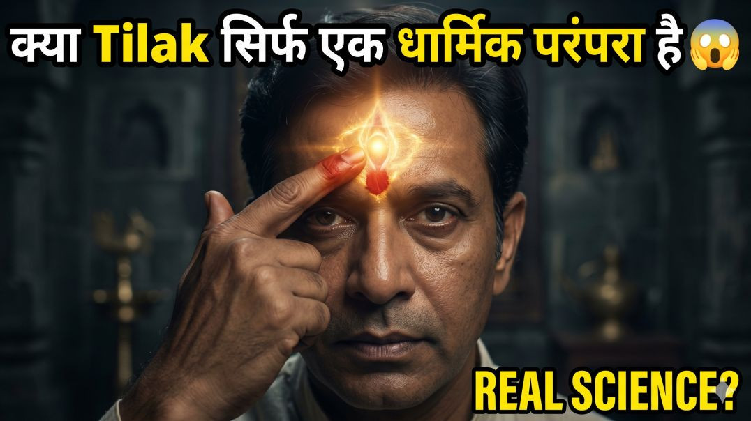 ⁣“Tilak क्यों लगाते हैं? 😱 Third Eye Activation का Science!”