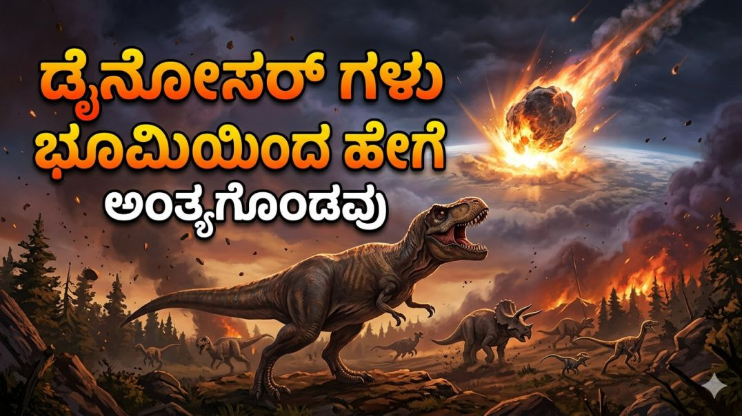 ಡೈನೋಸಾರ್ ಗಳು ಭೂಮಿಯಿಂದ ಮರಣ ಹೊಂದಿದ್ದು ಹೇಗೆ..?