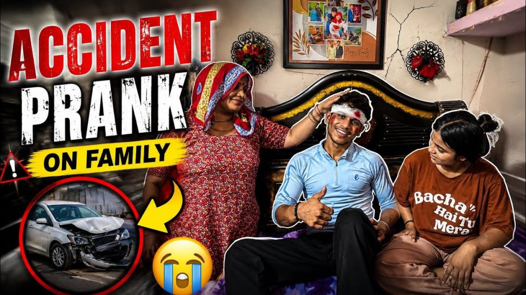 ⁣Accident Prank Kiya Aur Behen Ro Padi 😭💔