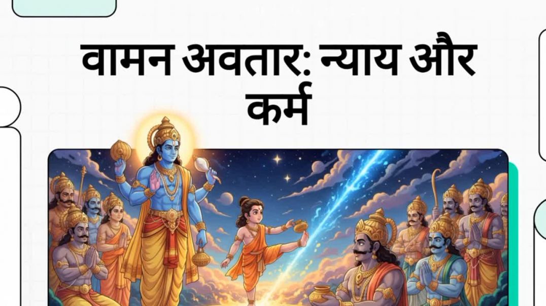 ⁣Vaman avatar nyaay aur karm