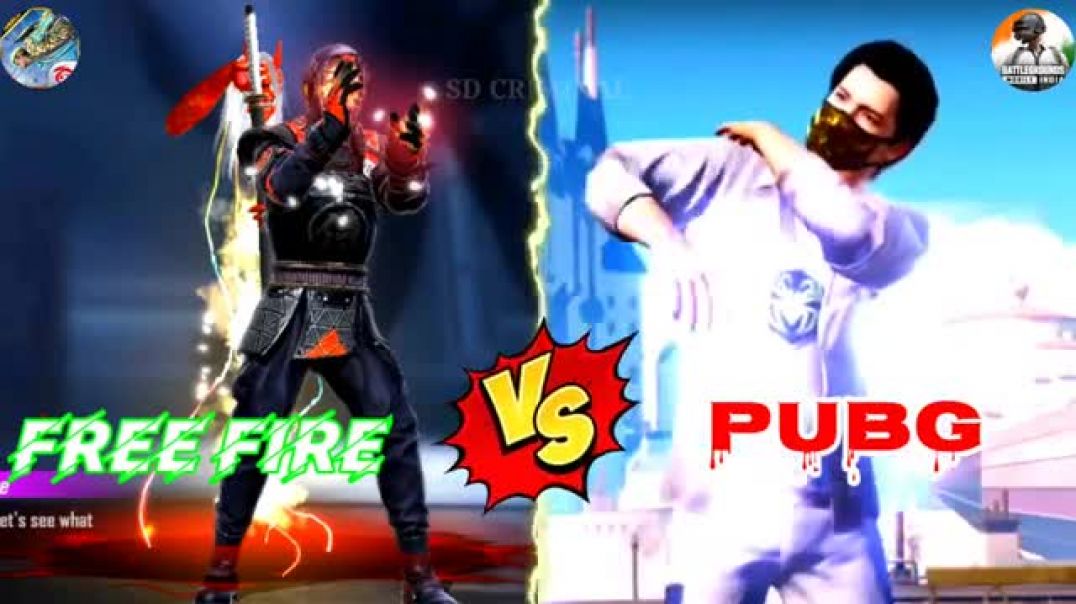 ⁣free fire vs pubg II pubg vs free fire, shayari attitude players what, s your choice