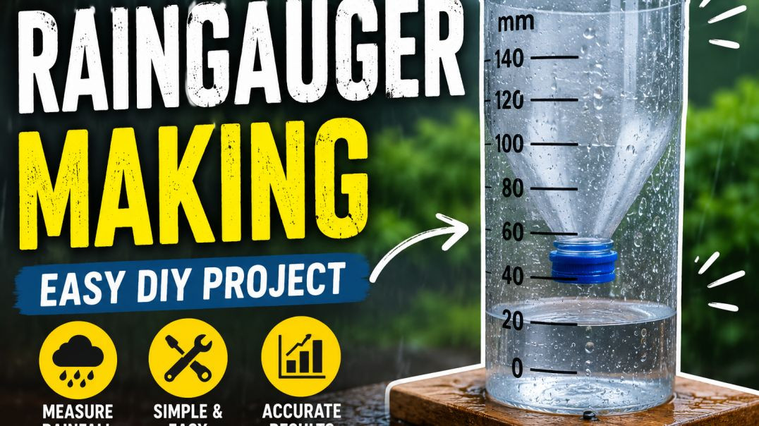 वर्षामापी Raingauger making